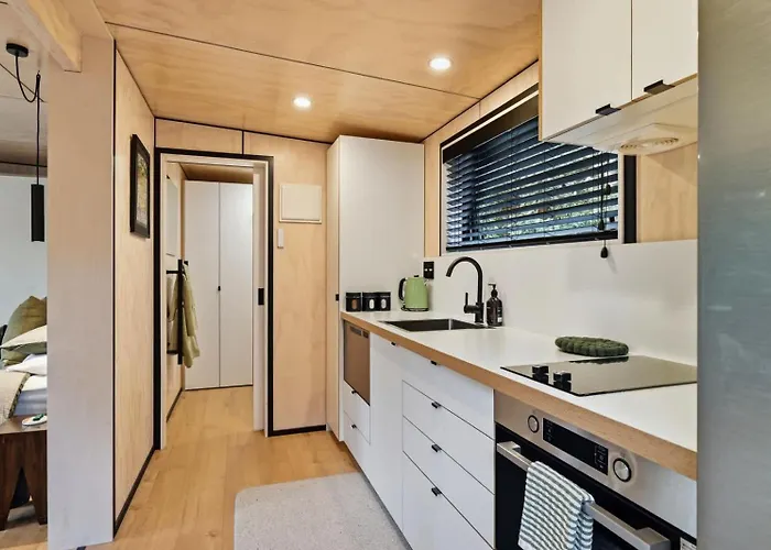 Ferienhaus Kakariki Tiny House - Bush Sauna Okere Falls *