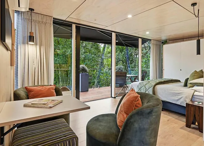 Ferienhaus Kakariki Tiny House - Bush Sauna Okere Falls *